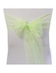 Generic 1pcs Greenyellow Organza Cubierta De La Silla Sash Arco Para El Banquete De Boda Del - Envío Gratuito