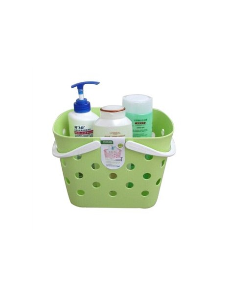 Pixnor Cuarto De Baño De Plástico De Almacenamiento De Mano Del Totalizador Basket (verde) - Envío Gratuito