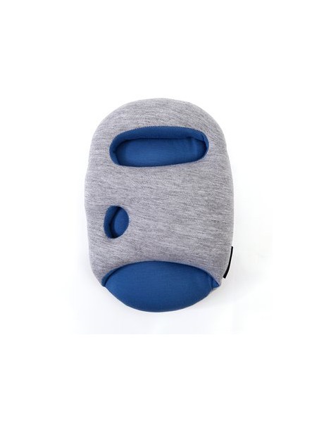 Mini Almohada de Mano Ostrich-Gris con Azul - Envío Gratuito