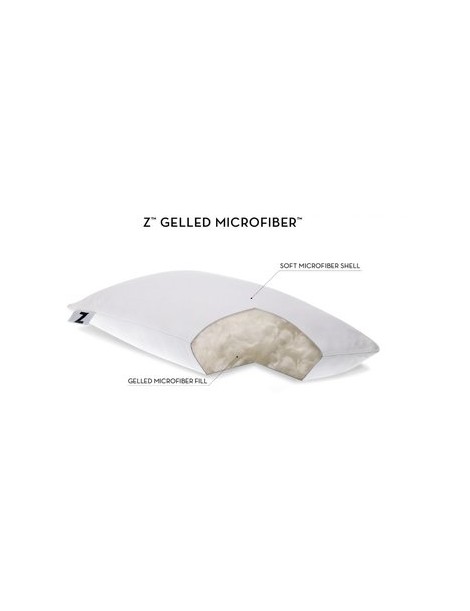 Almohada Gelled Microfiber Queen Size Malouf - Blanco - Envío Gratuito