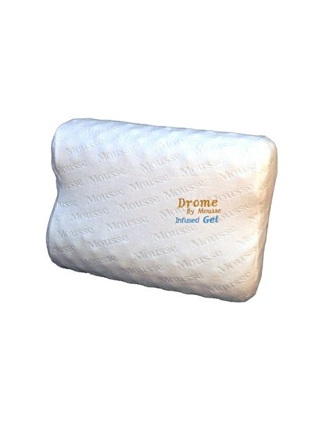 Almohada Memory Foam Mousse Drome Infused Gel-Blanco - Envío Gratuito