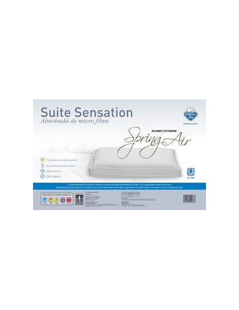 Almohada Spring Air Suite Sensation Densidad Muy Firme - Envío Gratuito