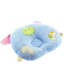 Louiwill Almohada Forma De Cerdo De Algodón Bebé Infant Toddler Dormir Cabeza Soporte Almohada Posicionador, Azul - Envío Gratui