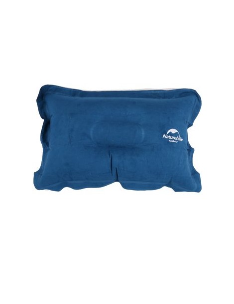 MagiDeal Azul De Viaje Inflable Almohada Para Dormir Al Aire Libre Con Tela De Gamuza Suave - Envío Gratuito