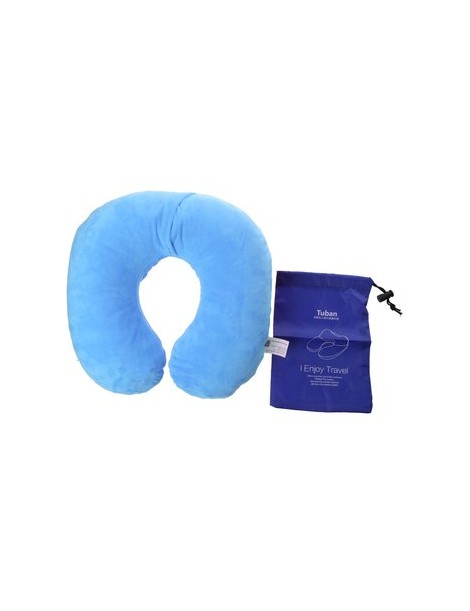 MagiDeal La Forma De U De Viaje Inflable Cuello Cojín De La Cabeza De Soporte Del Amortiguador Resto Cielo Azul - Envío Gratuito