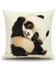 MagiDeal Animal Lindo De La Panda De Lino Impresa Almohada Cuadrada Caso Colchón Cubierta Decoración num 1 - Envío Gratuito