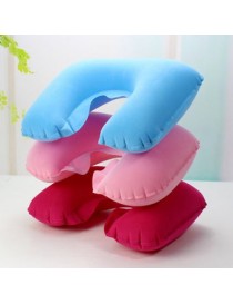 EY Inflable Almohada Cojín Aire Resto Del Cuello En Forma De U Compacto Plano Viajes Vuelo - Envío Gratuito