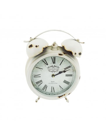 Reloj de Mesa Blanco París 14B594-1 - Envío Gratuito