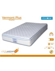 Colchón Restonic Vermont Plus King Size Blanco