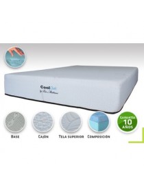 Colchón Bio Mattress De Memory Foam Individual Cool-Gel (Suave) - Envío Gratuito