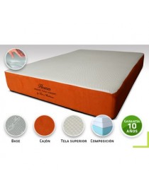 Colchón Bio Mattress Memory Foam Individual Hermes (Intermedio)