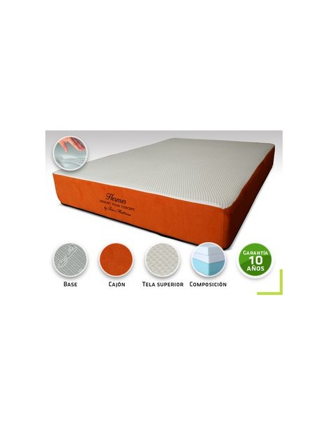 Colchón Bio Mattress Memory Foam Individual Hermes (Intermedio) - Envío Gratuito