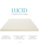 Colchón de Memory Foam para cama individual, LUCID - Envío Gratuito