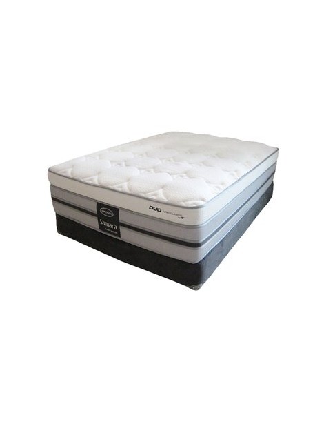 Colchon Jgo. Samara/cyber Queen Size Con Box Dormimundo - Envío Gratuito