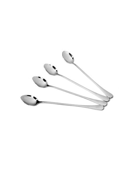 MagiDeal 4 X Súper Largas Cucharas De Acero Inoxidable Para La Miel De Café Cuchara Vajilla - Envío Gratuito