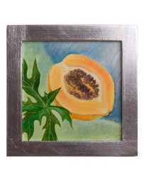 Cuadro Artesanal de Fruta Papaya