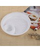 Placa De Masa Hervida Dumpling Plate With Vinegar Saucer-(Peque?o)-Blanco - Envío Gratuito