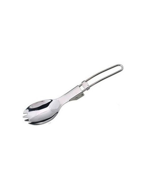 Plegable Acero Inoxidable Cuchara Tenedor de Picnic Vajillas para Senderismo Camping Cocinar - Envío Gratuito