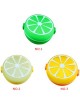 Korean Circular Portable Plastic Caja de almuerzo Kids Cute Lemon Shape Bento Contenedor de comida - Envío Gratuito