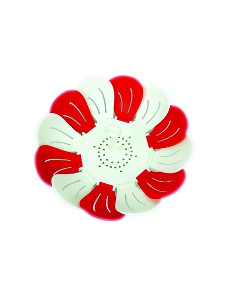 Frutero Coladera Pvc Brang- Rojo Con Blanco - Envío Gratuito