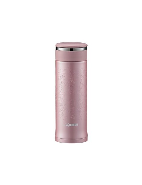 ZOJIRUSHI SM-EC30PZ TERMO INOXIDABLE DE AISLAMIENTO AL ALTO VACIO 300 ML - ROSA CUARZO - Envío Gratuito