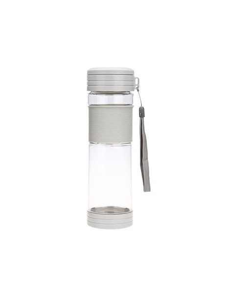 Cargen Q71017 550ml portátil Deporte tetera Botella plástica del viaje taza de té de agua White - Envío Gratuito