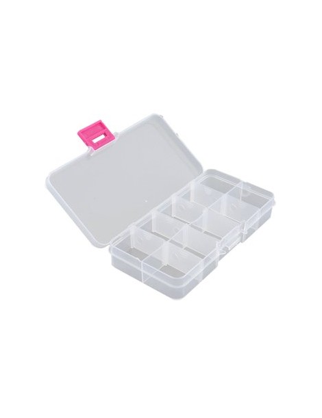 Generico 10 Grid Transparent Plastic Box - Envío Gratuito