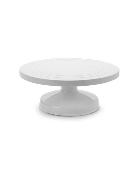 Base Giratoria Alta para Pastel IBILI Modelo 789301-Blanco - Envío Gratuito