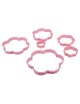 MagiDeal 6pcs Ciruela Bricolaje Cortadores Fondant Flor Cookie Cortaron Herramientas Artesanales - Envío Gratuito