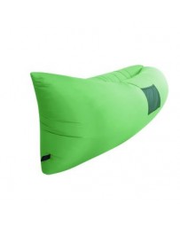 Sofa-Cama Inflable Palmera's Bay Airpoof Portatil Camping Playa Impermeable Tumbona Color Verde