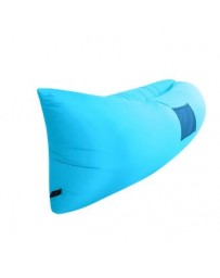 Sofa-Cama Inflable Palmera's Bay Airpoof Portatil Camping Playa Impermeable Tumbona Color Azul