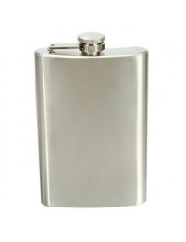 Louiwill Petaca Frasco De Alcohol De Pulido Brillante De Acero Inoxidable De Rectangular (10oz)