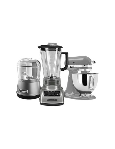 Paquete KitchenAid Artisan + Diamond + Choper - Gris - Envío Gratuito