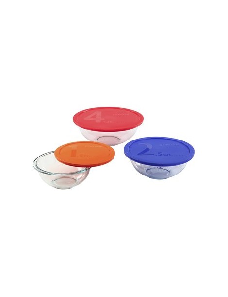 Tazones Pyrex 1085308 De Mezcla - Envío Gratuito