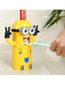 Dispensador de Pasta Dental con Diseño de Minion-Multicolor