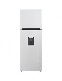 Refrigerador Daewoo DFR-32210GBDA 11 Pies Luz LED Despachador de Agua-Blanco Floral