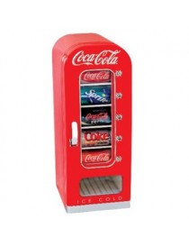 Refrigerador personal de expendedora Coca Cola, Koolatron, CVF18-Rojo