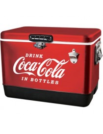 Hielera Retro 54 Coca-Cola, Koolatron, CCIC-54-R-Rojo