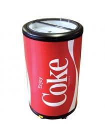 Refrigerador para fiesta con ruedas Coca-Cola, Koolatron, CCPC50-Rojo