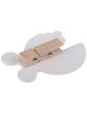 Generic Niña Elegante Set 4 Clips De Madera Rústicas Estacas Decorativas Bebé Ducha Regalo - Envío Gratuito