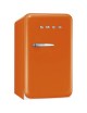 FRIGOBAR SMEG FAB5URO RETRO BISAGRA DERECHA-NARANJA - Envío Gratuito