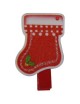 Generic 6x Navidad Clips De Madera Clavijas Titular De La Tarjeta De Navidad De Decoración Calcetines De Navidad - Envío Gratuit