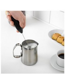 Mini Mezclador Eléctrico Agitador De Cocina Leche Frother Café Huevo(negro)