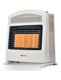 Calefactor de Ambiente Heat Wave HG5W Gas LP 5 Radiantes-Marfil