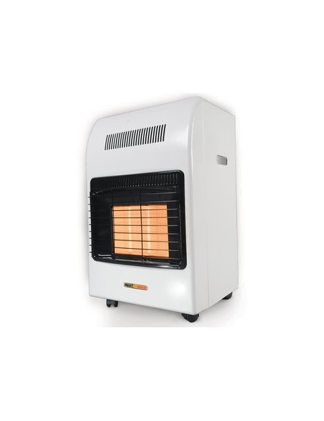 Calefactor de Ambiente Heat Wave HG3X-T Gas LP 3 Radiantes – Blanco - Envío Gratuito