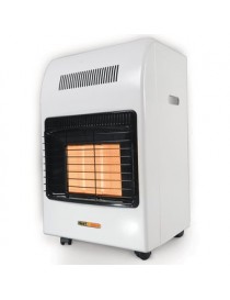 Calefactor de Ambiente Heat Wave HG3X Gas LP 3 Radiantes – Blanco
