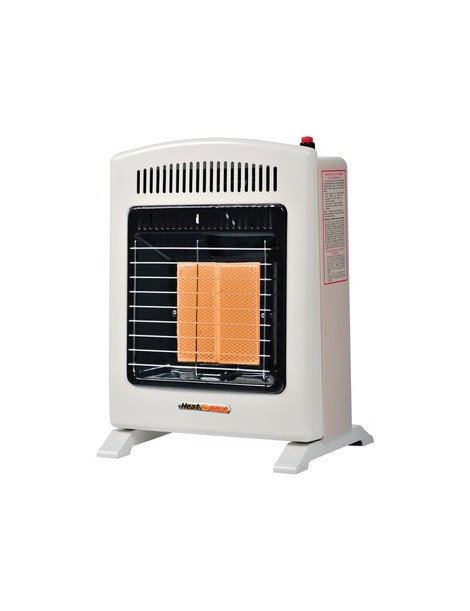 Calefactor de Ambiente Heat Wave HG2W Gas Natural 2 Radiantes-Marfil - Envío Gratuito