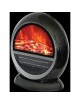 Calentador eléctrico Oval Decor Living negro - Envío Gratuito