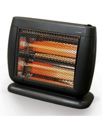 Calefactor de Cuarzo Heat Wave HQ850 2 Niveles-Gris - Envío Gratuito