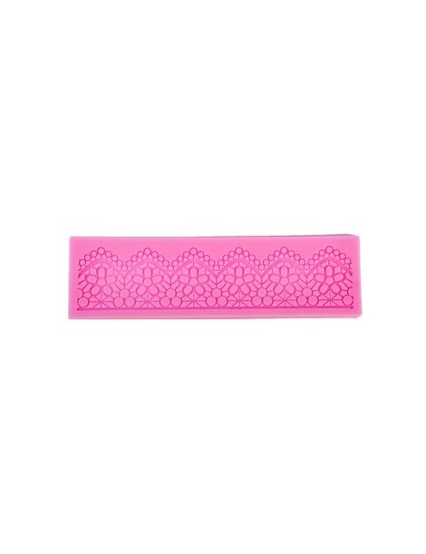 Generic Fondant De Silicona Pastel De Encaje De Azúcar Artesanal Estera Pastel Textura Decorar Moldes Rosa - Envío Gratuito